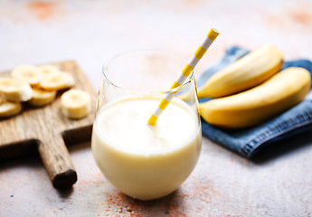 Image showing banana smoothie