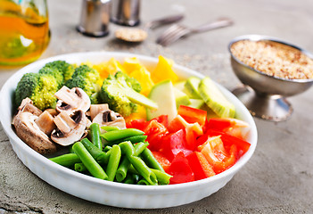 Image showing raw ingredients for dinner