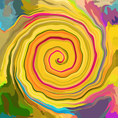 Image showing Abstract swirling background