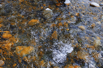 Image showing River bed with rocky stones