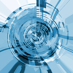 Image showing Abstract swirling background 