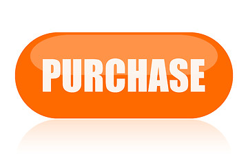 Image showing Purchase orange button