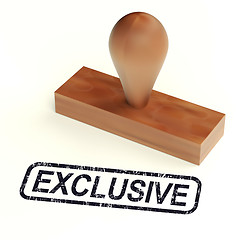 Image showing Exclusive Rubber Stamp Shows Limited Products