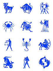 Image showing Zodiac signs