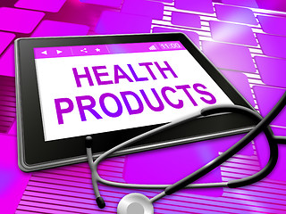 Image showing Health Products Means Medicine Store And Wellness