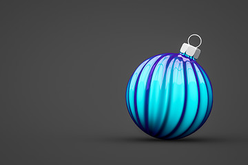 Image showing red Christmas ball isolated