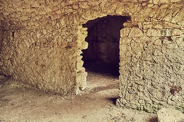 Image showing Stone caverns of a cave