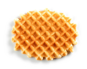 Image showing freshly baked waffle