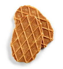 Image showing freshly baked waffles