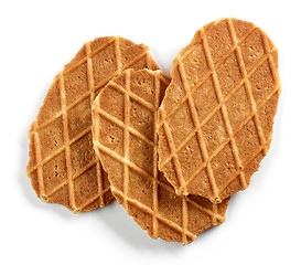 Image showing freshly baked waffles