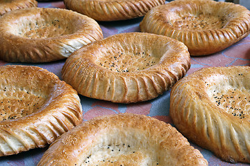 Image showing Traditional uzbek bread