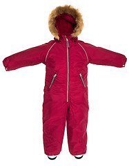 Image showing Childrens snowsuit fall