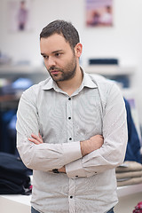 Image showing man in Clothing Store