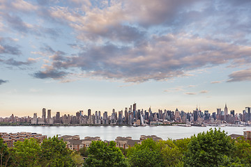 Image showing Boulevard east New York city skyline view.