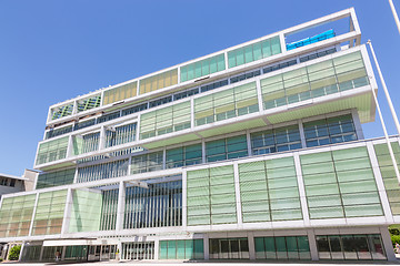 Image showing Modern building of Slovenian Chamber of Commerce in Ljubljana, Slovenia, Europe.