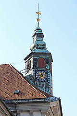 Image showing Ljubljana Town Hall Tower
