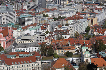 Image showing Ljubljana Aerial