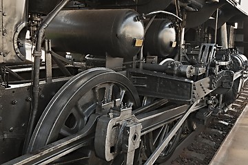 Image showing Steam Locomotive Closeup