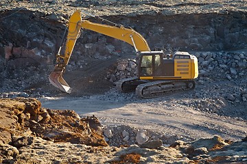 Image showing Construction site machinery