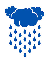 Image showing Illustration of rain