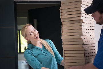 Image showing Pizza Delivery Man