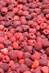 Image showing Raspberries