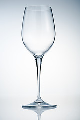 Image showing Empty wine glass