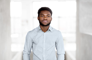 Image showing african american businessman at office