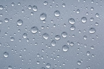 Image showing Shiny Water Droplets