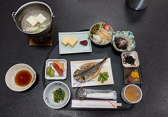 Image showing Traditional Japanese Breakfast