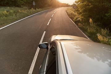 Image showing Travellin by car