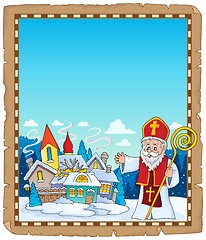 Image showing Saint Nicholas topic parchment 4