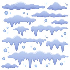 Image showing Snow elements theme set 2