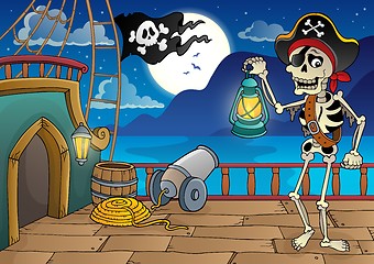 Image showing Pirate ship deck topic 9