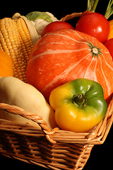 Image showing Autumnal vegetables