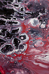 Image showing Abstract red and black modern artwork background.