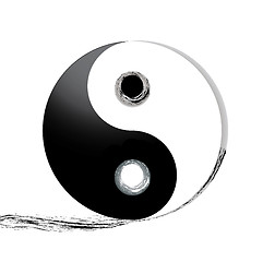 Image showing Yin Yang Symbol