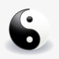 Image showing Yin Yang Symbol