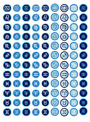 Image showing Zodiak icons