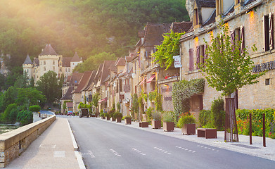 Image showing La Roque-Gageac village in France