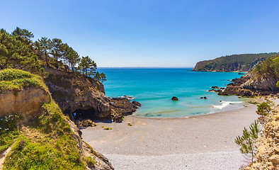 Image showing Virgin island\'s creek in Brittany