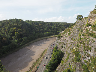 Image showing River Avon Gorge in Bristol