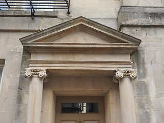 Image showing Old English door