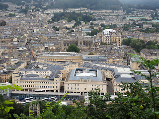 Image showing Aerial view of Bath