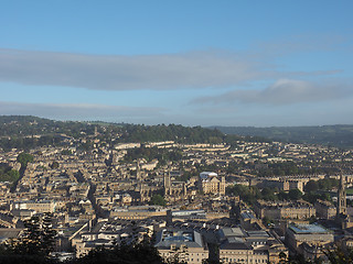 Image showing Aerial view of Bath