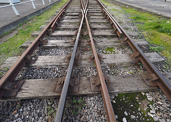 Image showing Railway track detail