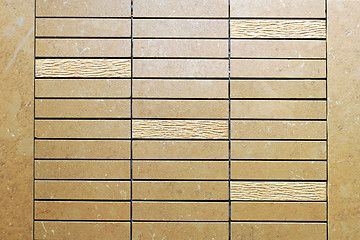 Image showing Brown marble tiles