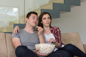 Image showing young handsome couple enjoying free time