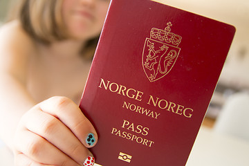 Image showing Norwegian Passport