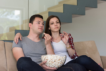 Image showing young handsome couple enjoying free time